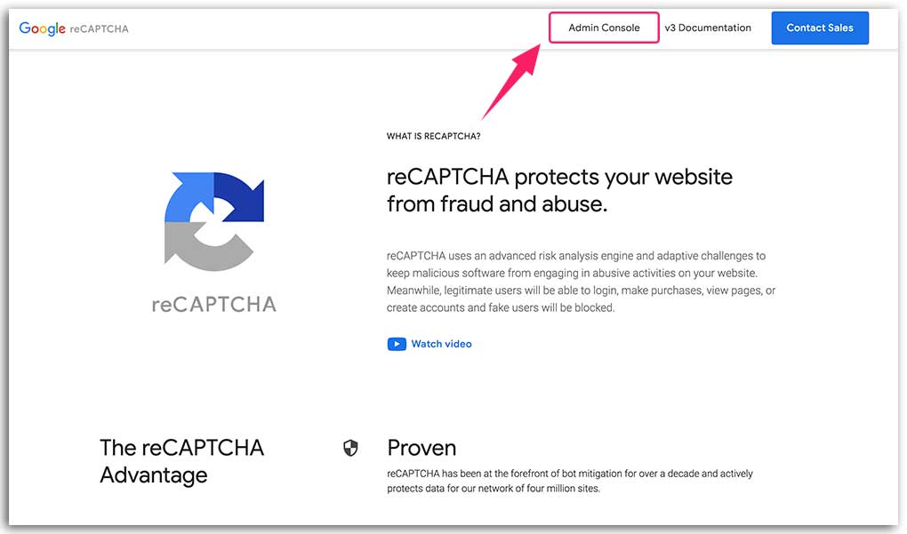 如何获取reCAPTCHA网站密钥